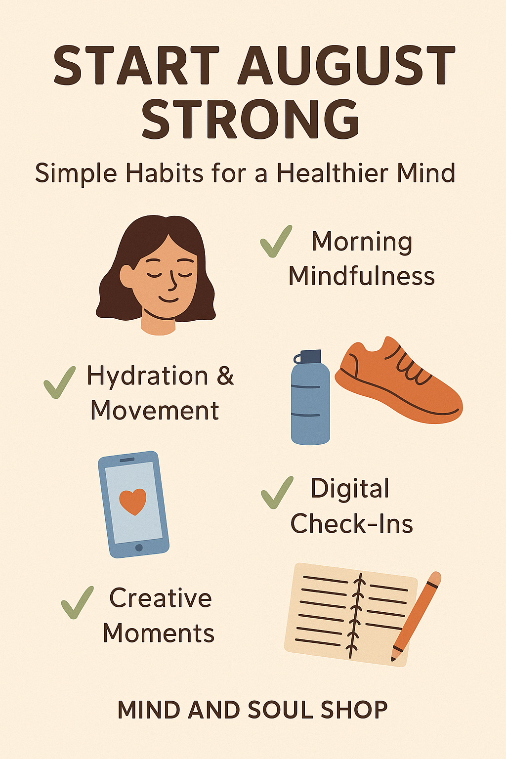 Start August Strong: Simple Habits for a Healthier Mind 🌿✨